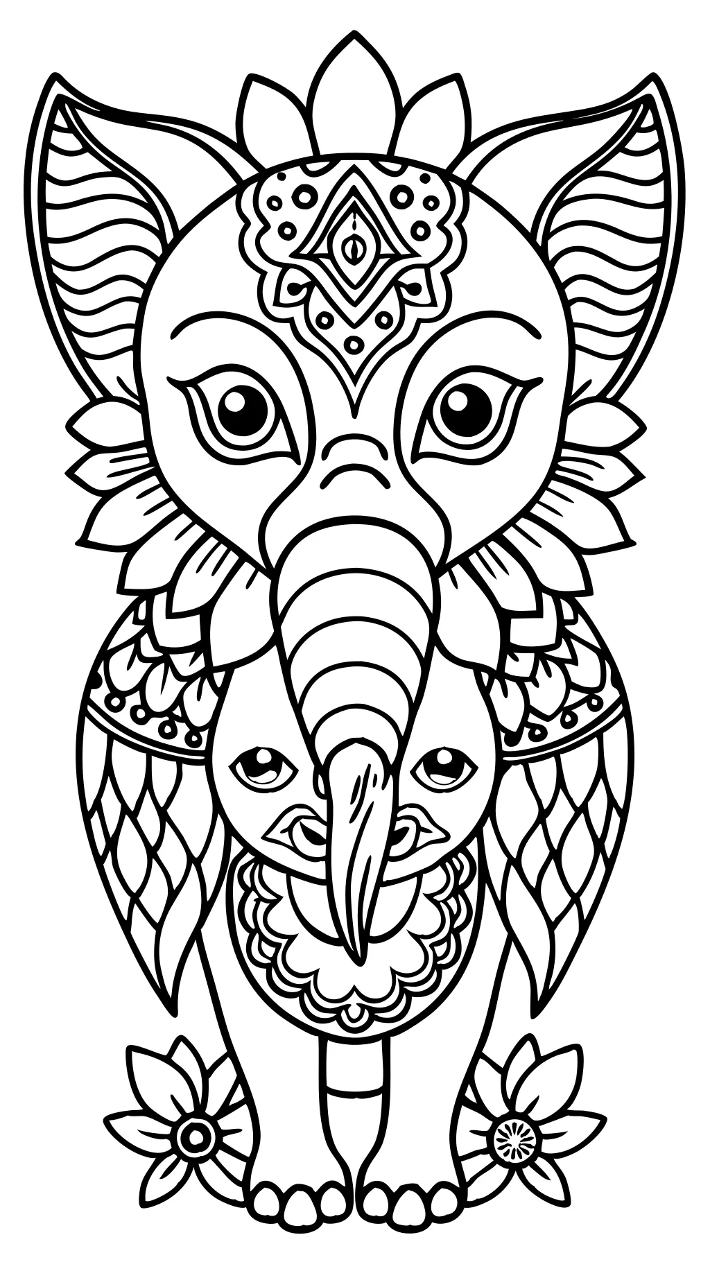 coloring pages of animals for adults